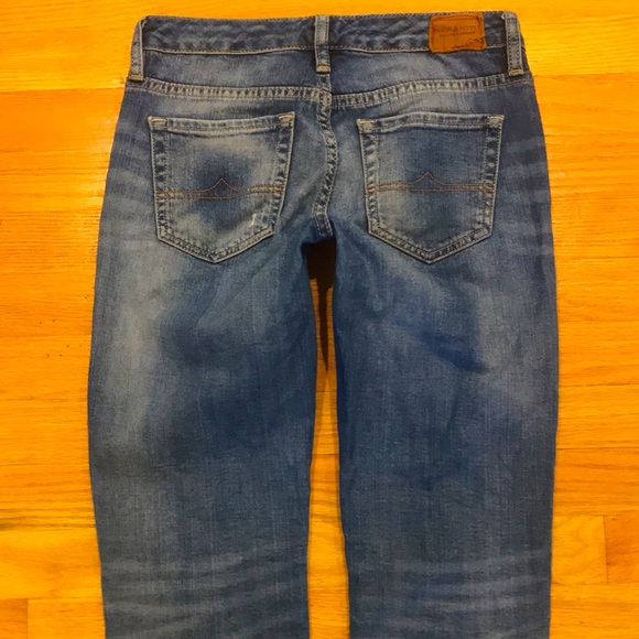 DENIM & SUPPLY Ralph Lauren RIPPED Low Slim Jeans - Picture 13 of 16